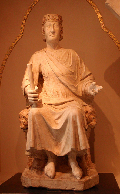 Charles I of Anjou, King of Sicily,  ca. 1275 (Arnolfo di Cambio) (1240-1310) Musei Capitolini, Roma